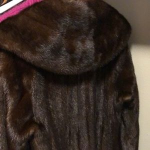 Female mink coat full, huge swing, over 75inches!